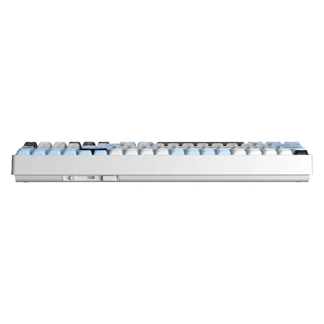 Teclado Aula S100 PRO Wireless Blue White Purple Mecánico 95% RGB Rainbow Switch Brown