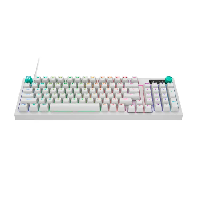 Teclado Logitech G316 X White 98 RGB Mecánico 8kHz 