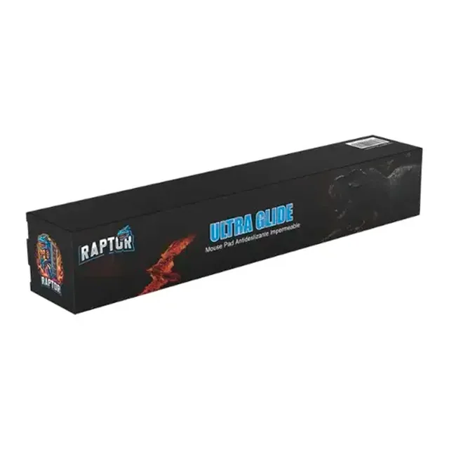 Mouse Pad Gamer Raptor Ultra Glide Antideslizante Impermeable M (450x400x3mm) (7282)