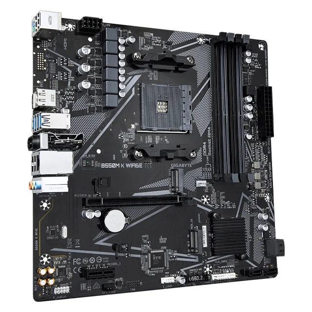 Mother Gigabyte B550M K WIFI6E AM4 DDR4 (3ERA/4TA/5TA GEN)