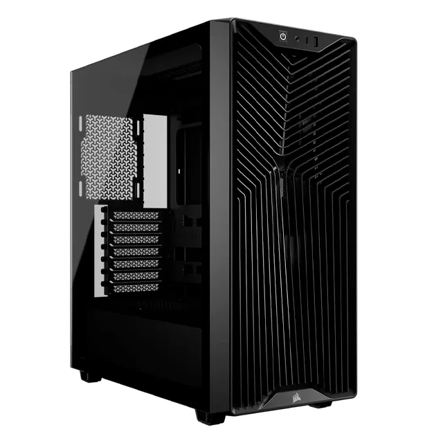 Gabinete Corsair 3200D RS ARGB Black Templado 3x120mm ARGB — foto 3