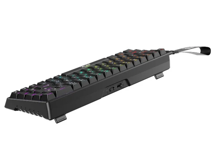 Teclado Gamer Raptor Fireclaw M68 Magnetico RGB Switch Red Outemu — foto 2
