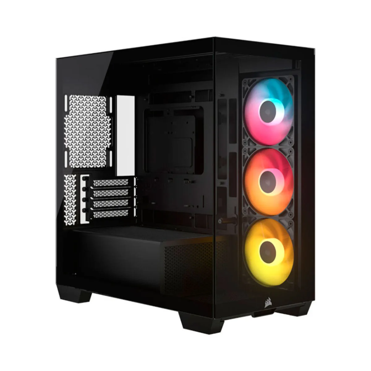 Gabinete Corsair 2800X RS-R ARGB Black Panoramic Templado 3x120mm ARGB