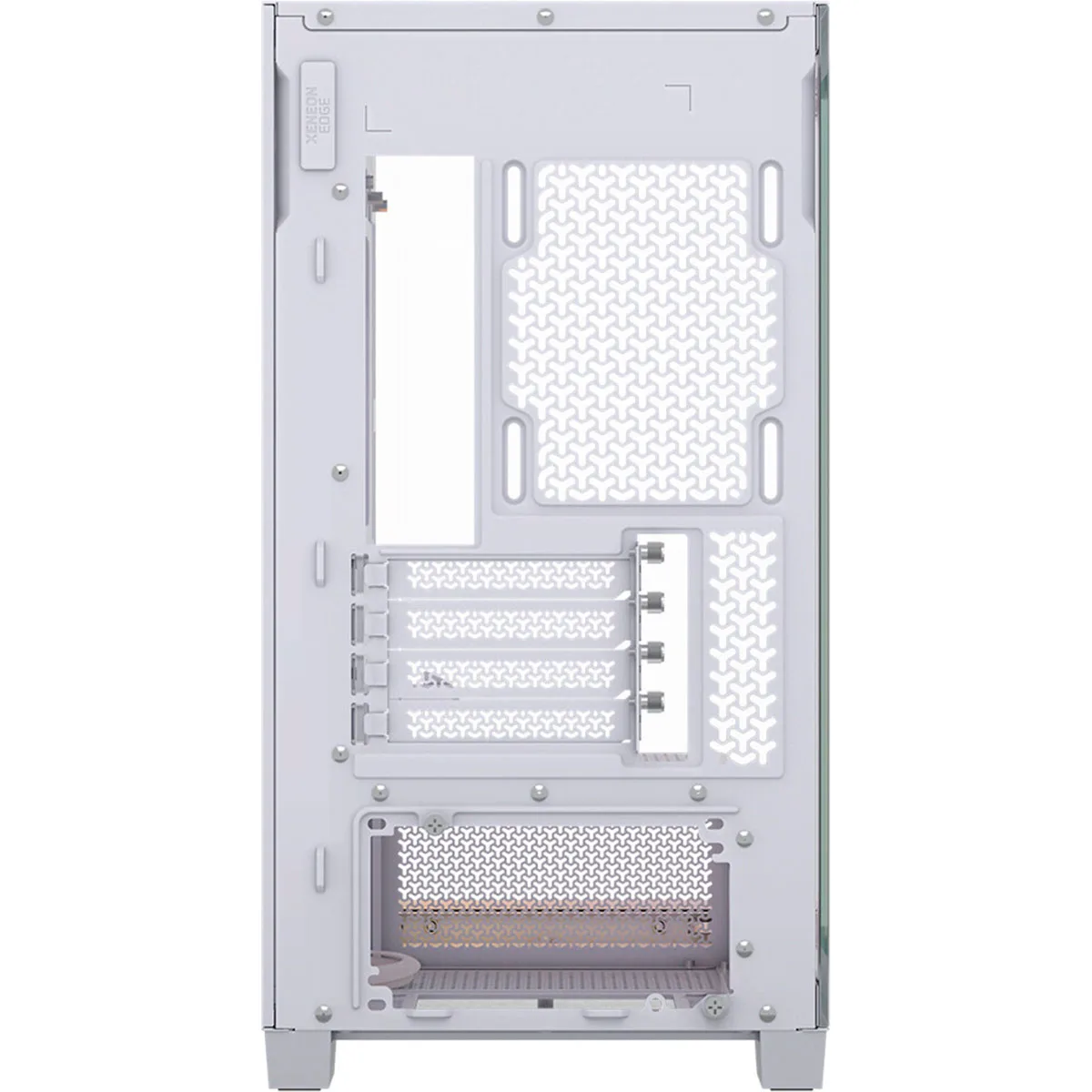 Gabinete Corsair 2800X RS-R ARGB White Panoramic Templado 3x120mm ARGB — foto 2
