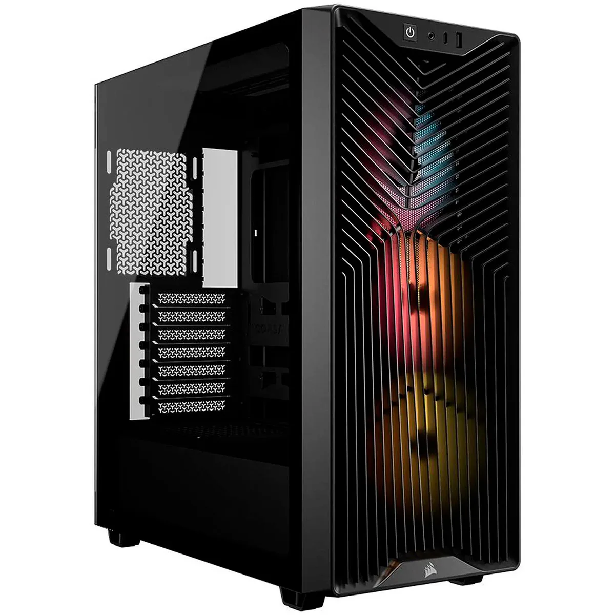 GABINETE CORSAIR 3200D RS BLACK TEMPLADO 3X120MM