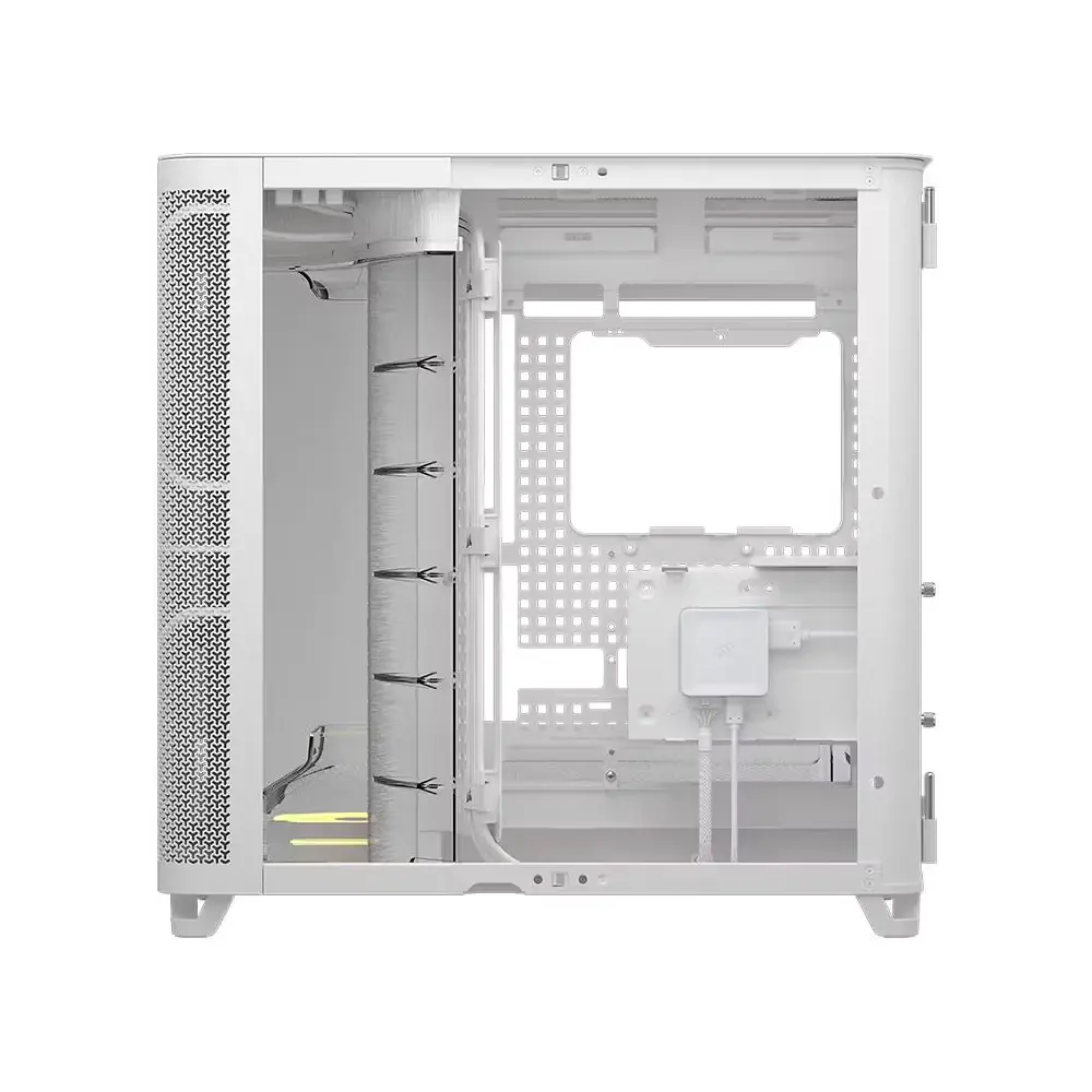 Gabinete Corsair AIR 5400 LX-R RGB iCUE LINK White Panoramic Triple Cámara 3x120mm ARGB — foto 3