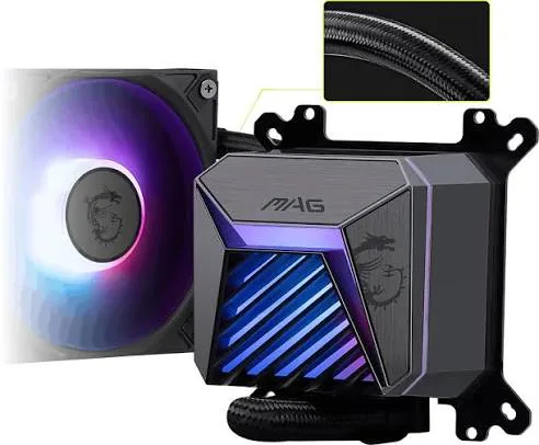 Cooler CPU Watercooler MSI CORELIQUID A15 240 Black 240mm