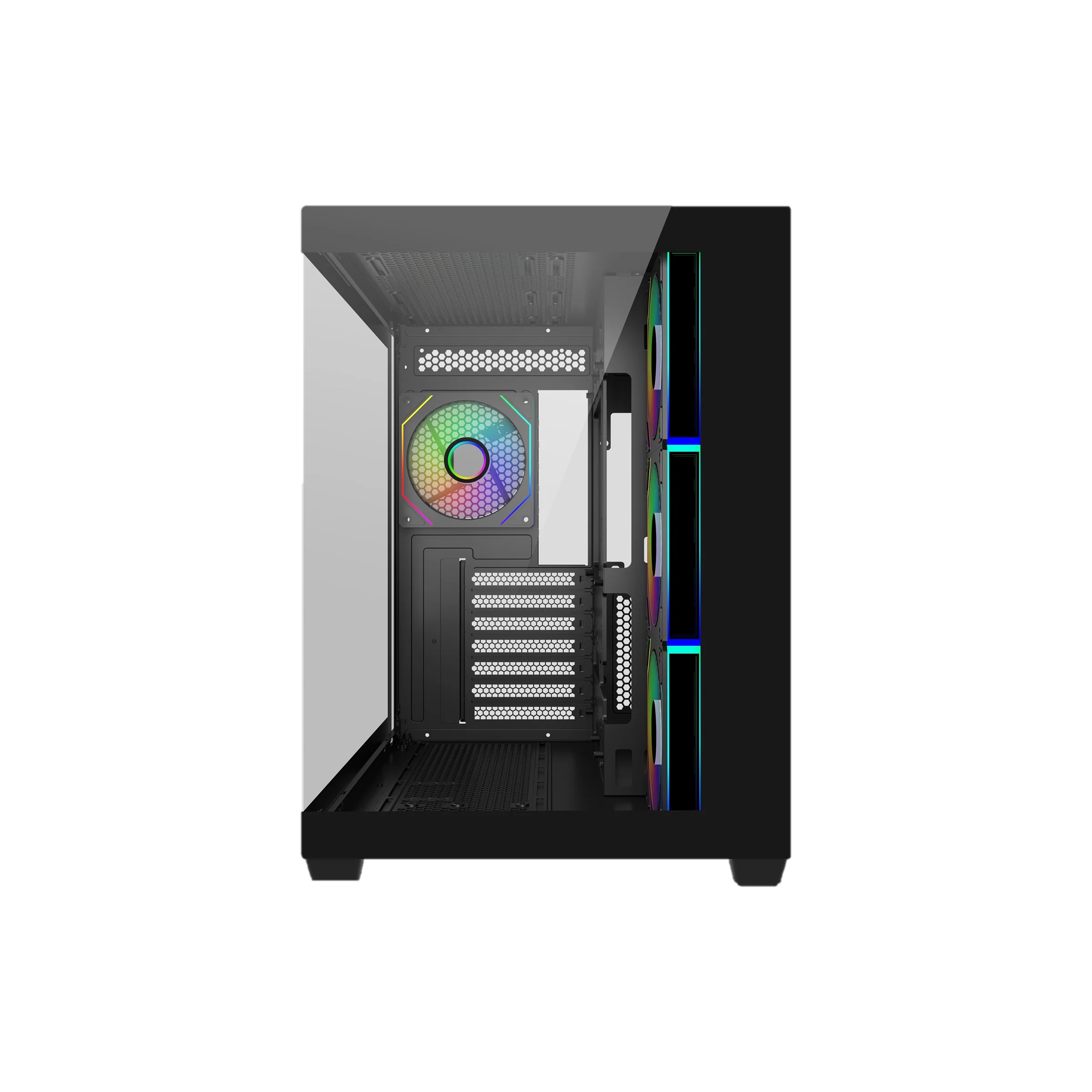 Gabinete Cooler Master 681 Black Panoramic Templado 4x120mm ARGB