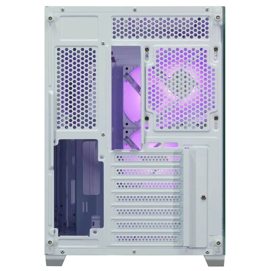 GABINETE COOLER MASTER 660 WHITE TEMPLADO USB-C 3X120MM ARGB