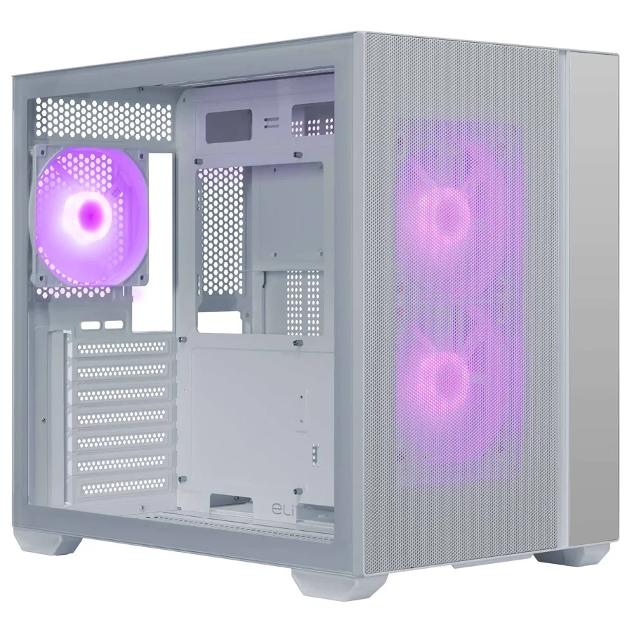 Gabinete Cooler Master 660 White Templado USB-C 3x120mm ARGB