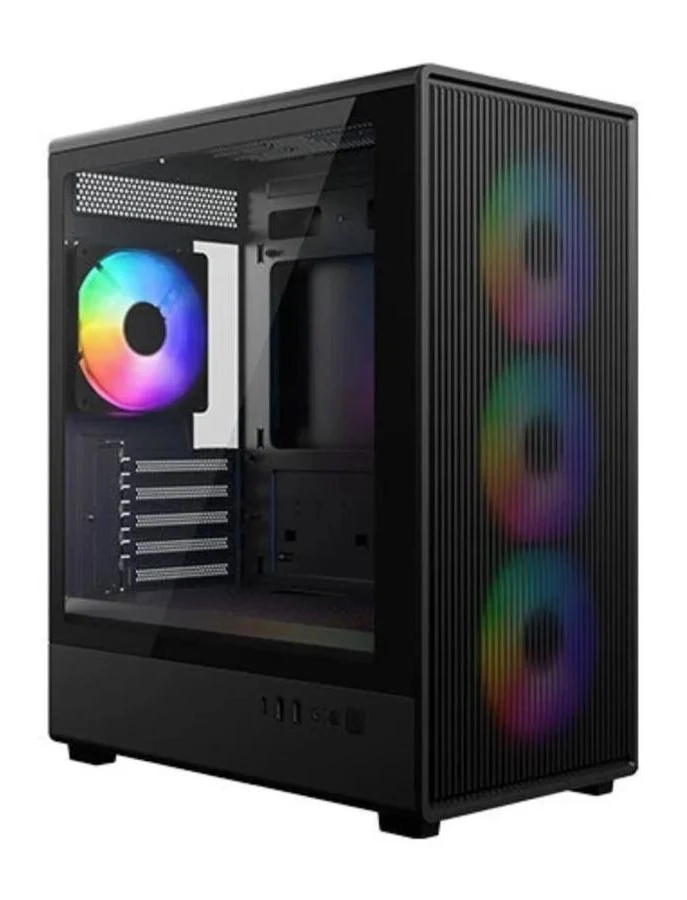GABINETE COOLER MASTER ELITE 350 BLACK TEMPLADO 4X120MM ARGB