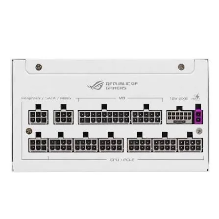 Fuente ASUS ROG Strix 1000W White 80 Plus Platinum Full Modular ATX 3.1 PCIe 5.1