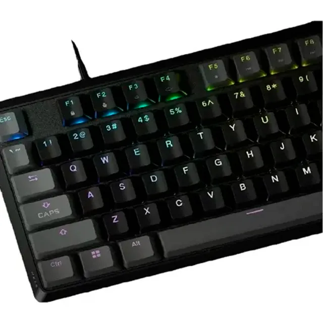 Teclado Corsair K70 Core RGB Carbon Grey Mecánico Switch Red Inglés