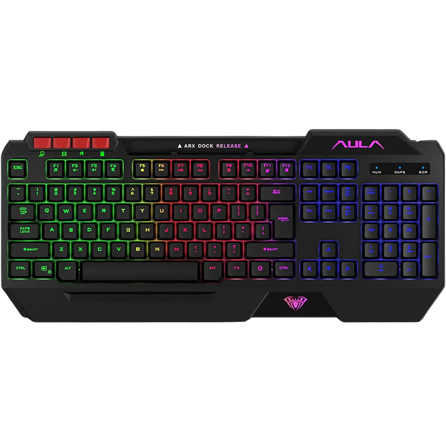 Combo Gamer 4 en 1 Aula T650 Teclado Mouse Auriculares Mousepad