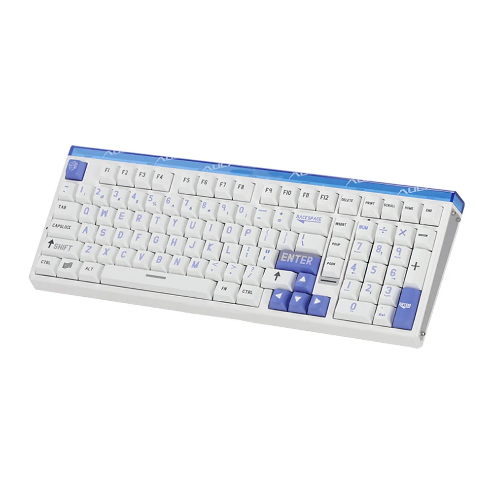 Teclado Aula HERO 99 HE White Blue Magnético Switch Wing Chun — foto 3