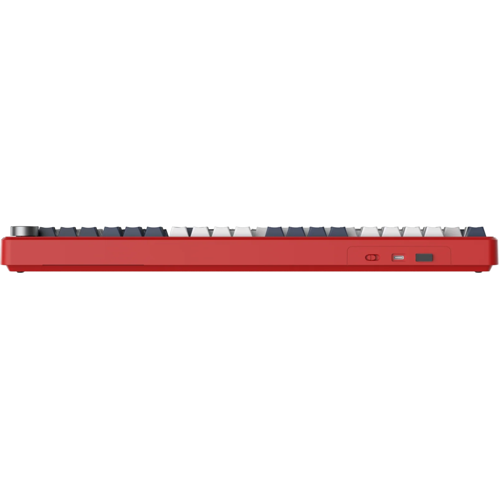 Teclado Aula F108 Pro Dark Blue White Red Mecánico Wireless Full RGB Switch Rain Drop