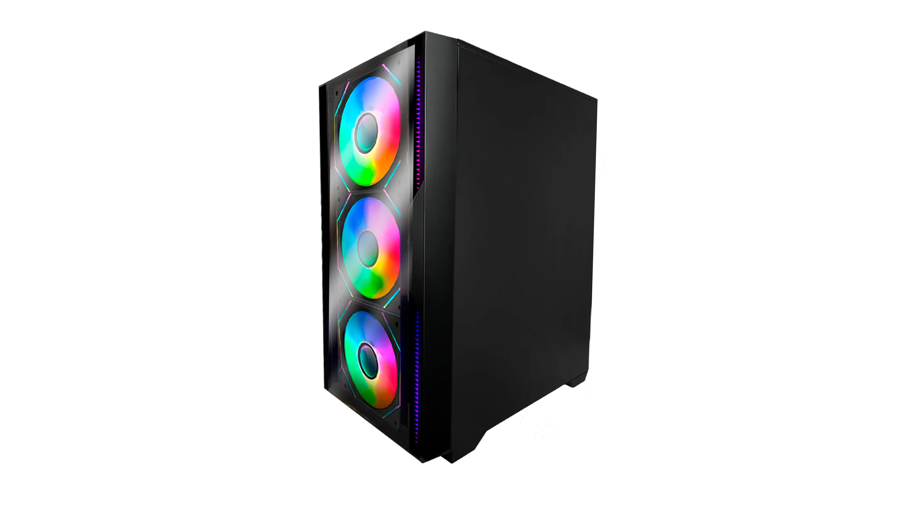 Gabinete Sentey T10 Black Mesh Templado 4x120mm ARGB