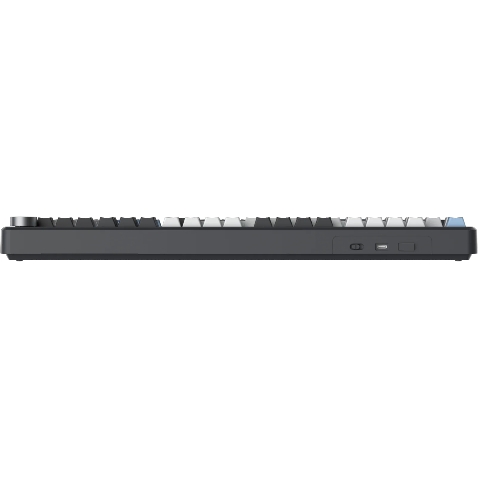 Teclado Aula F108 Pro Black White Blue Mecánico Wireless Full RGB Switch Rain Drop