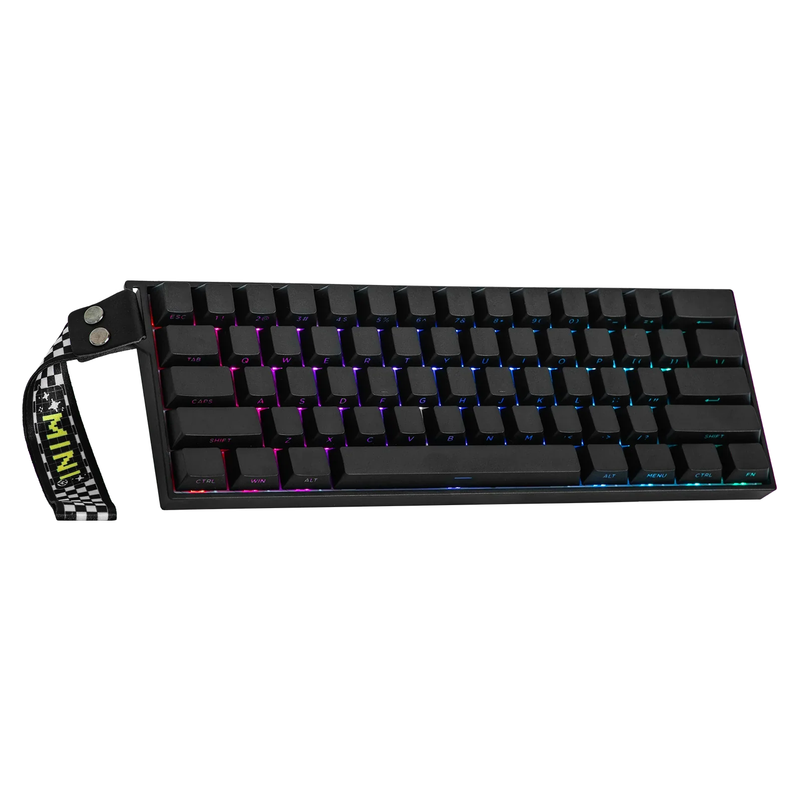 Teclado Aula MINI60 HE Pro Black Magnético Wireless 60% RGB Switch Stormrise