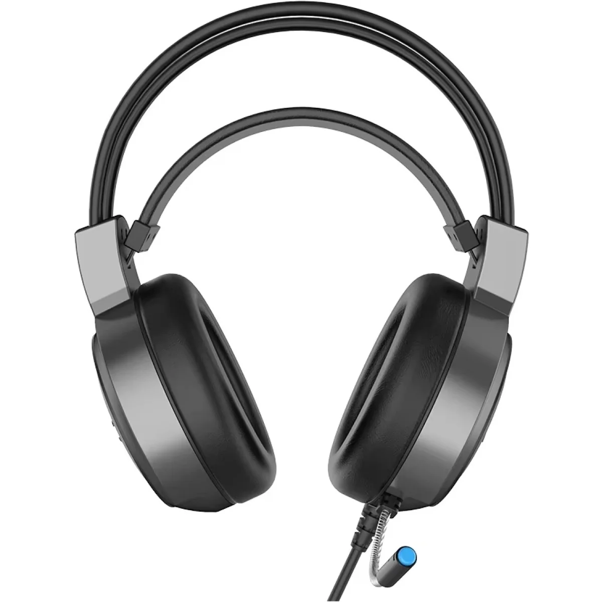 Auricular Aula S608 Black 3.5mm + USB RGB 