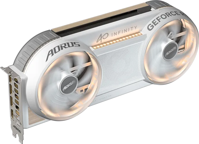 Placa de Video Gigabyte NVIDIA GeForce RTX 5080 AORUS INFINITY WOOD 16GB GDDR7 — foto 2