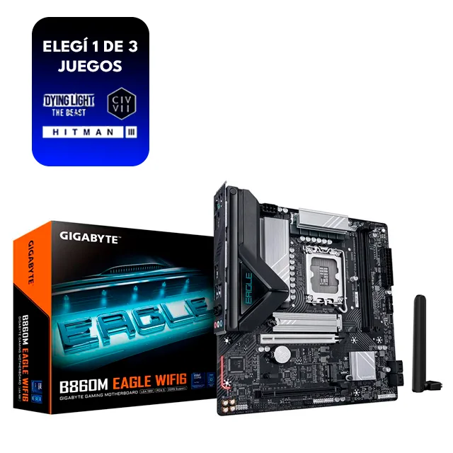 MOTHER GIGABYTE B860M EAGLE WIFI6 LGA 1851