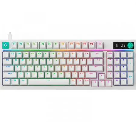 TECLADO LOGITECH G316 X WHITE 98 RGB MECÁNICO 8KHZ