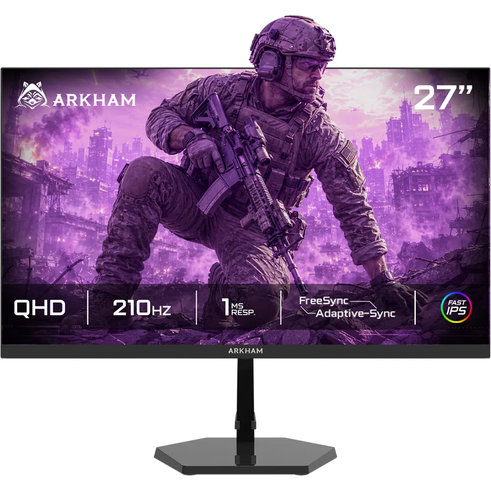 MONITOR GAMER ARKHAM 27 QHD 2K FAST IPS 210HZ (OC) 1MS HDMI/DP