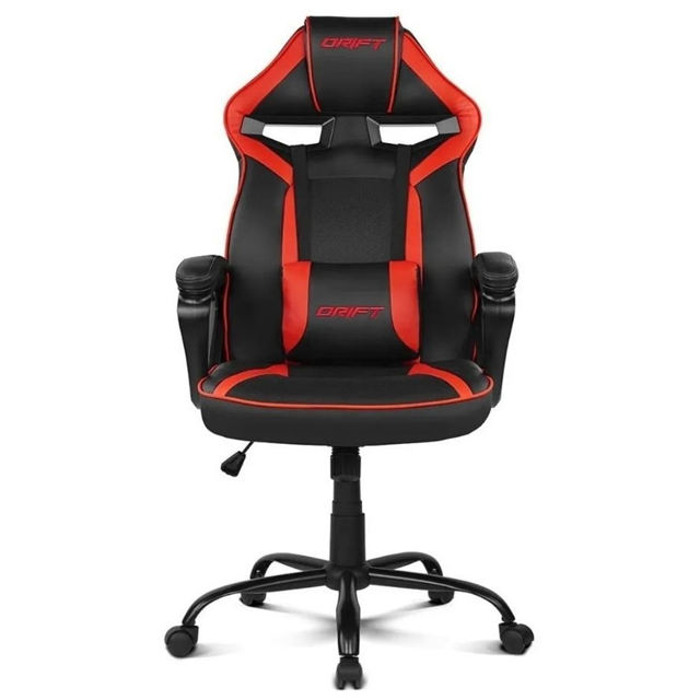 SILLA GAMER DRIFT ERGO PREMIUM DR-50BR NEGRA/ROJA