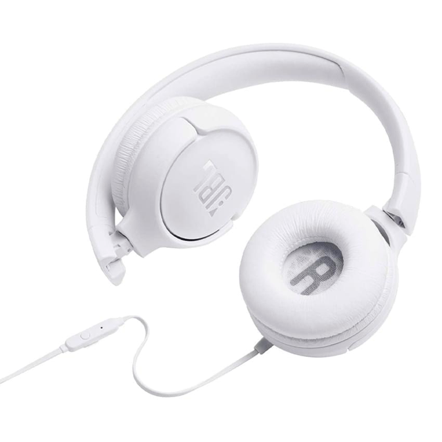 Auriculares JBL Tune 500 Blanco C/Micrófono Miniplug