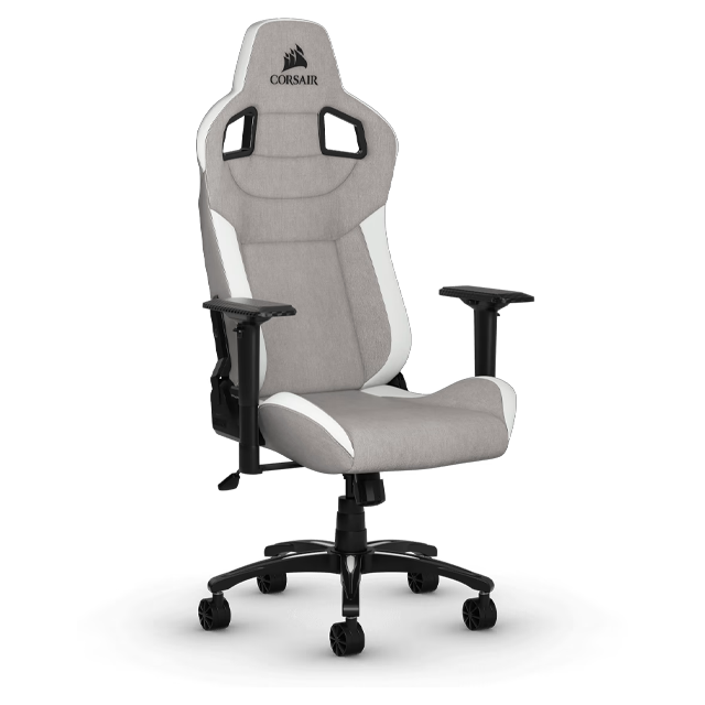 SILLA GAMER CORSAIR T3 RUSH GRIS/BLANCO