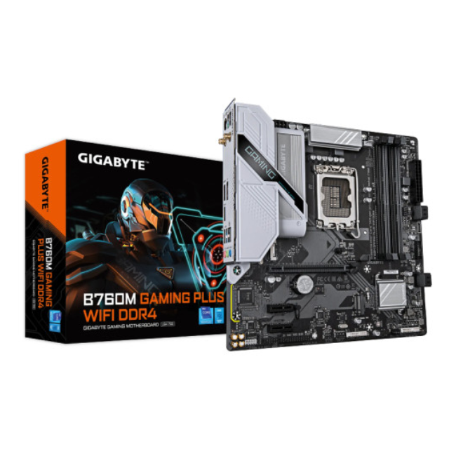 MOTHER GIGABYTE B760M GAMING PLUS WIFI DDR4 (12/13/14VA GEN) LGA1700