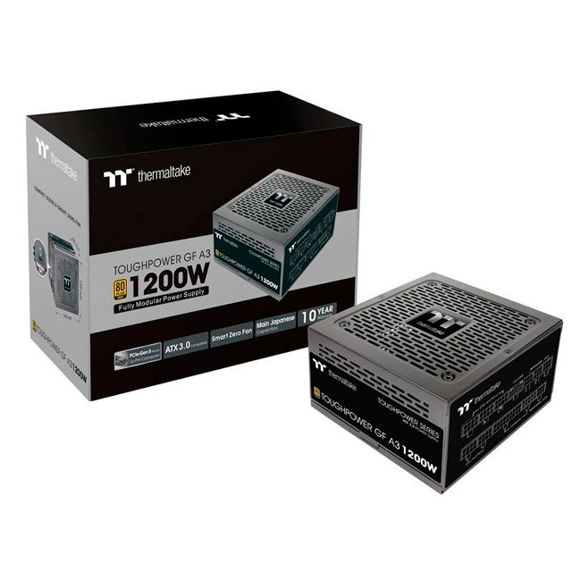 Fuente Thermaltake Toughpower GF A3 1200W 80 Plus Gold ATX 3.1 PCIe 5.1 Full Modular