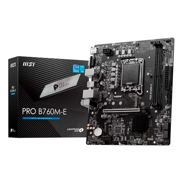 MOTHER MSI PRO B760M-E DDR5 (12/13/14VA GEN) LGA1700