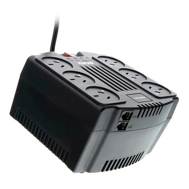 Estabilizador Regulador de Voltaje Forza FVR-2202A 6x Tomas 2200VA