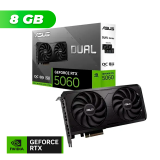 Placa de Video ASUS NVIDIA GeForce RTX 5060 ASUS DUAL 8GB GDDR7