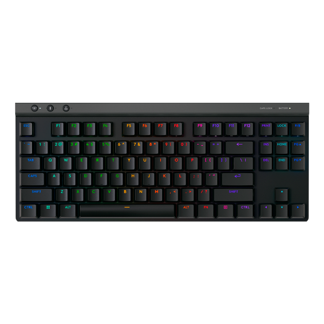 Teclado Logitech G515 Mecánico RGB Lightspeed TKL Inglés Negro