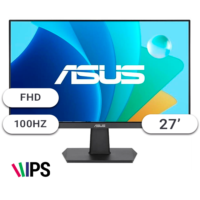 MONITOR ASUS VA27EHF 27 IPS 100HZ HDMI SIN BORDES