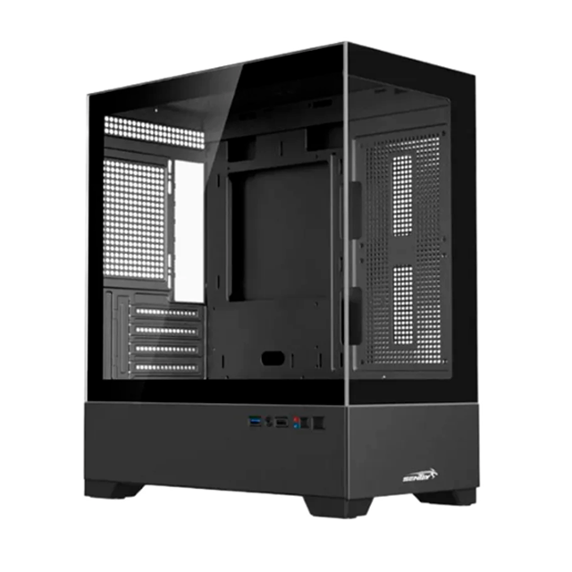 GABINETE SENTEY H10 BLACK TEMPLADO USB 3.0 (SIN COOLERS)