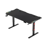Escritorio Gamer Raptor Glow Station RGB Elevación + Portavasos + Soporte Auriculares