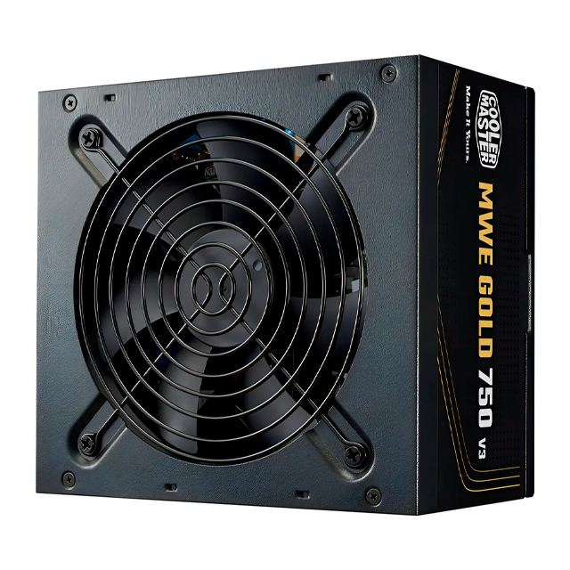 FUENTE COOLER MASTER MWE V3 750W 80 PLUS GOLD ATX 3.1 PCIE 5.1