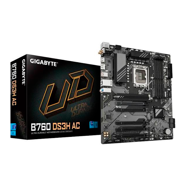 MOTHER GIGABYTE B760 DS3H AC DDR5 (12/13/14VA GEN) LGA1700