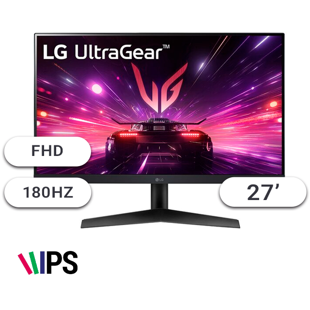MONITOR LG GAMER 27GS60F 27 180HZ 1MS IPS BORDERLESS HDMI/DP