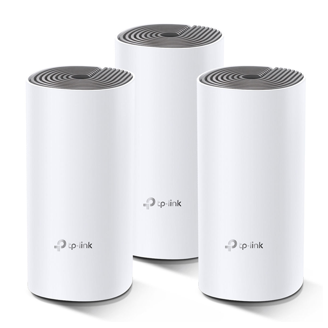 Sistema WiFi Mesh TP-Link Deco E4 Pack X3 AC1200 Dual Band