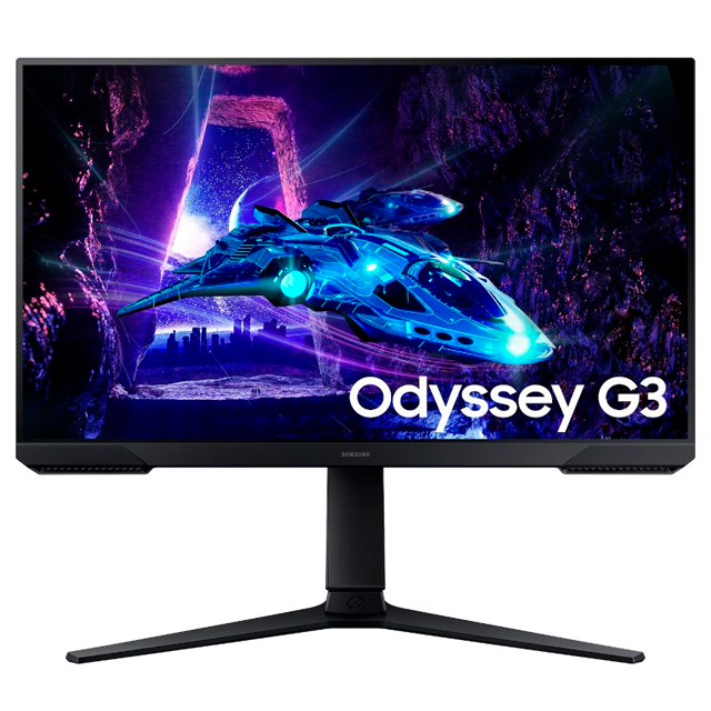 MONITOR GAMER SAMSUNG 24 ODYSSEY G3 FHD 180HZ 1MS HDMI/DP