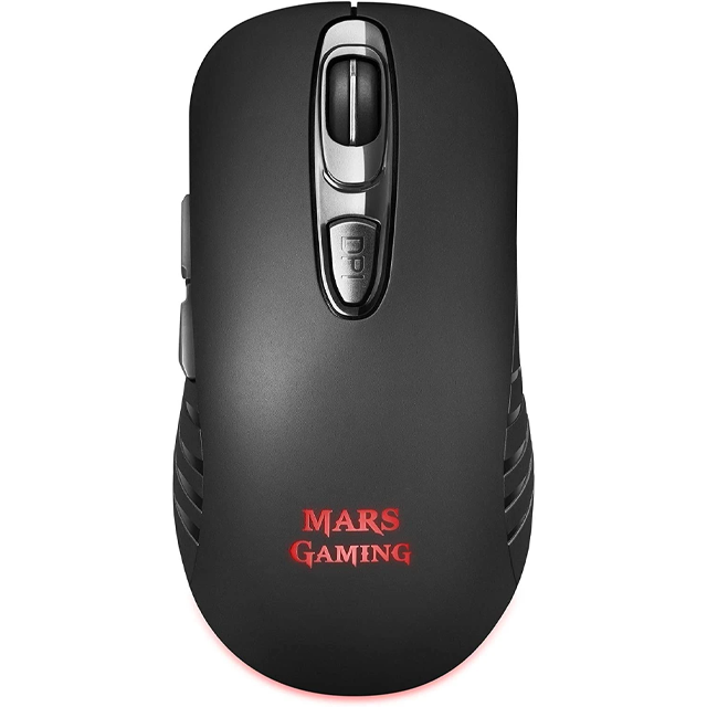 MOUSE GAMER MARS GAMING INALÁMBRICO RGB 3200 DPI MMW2