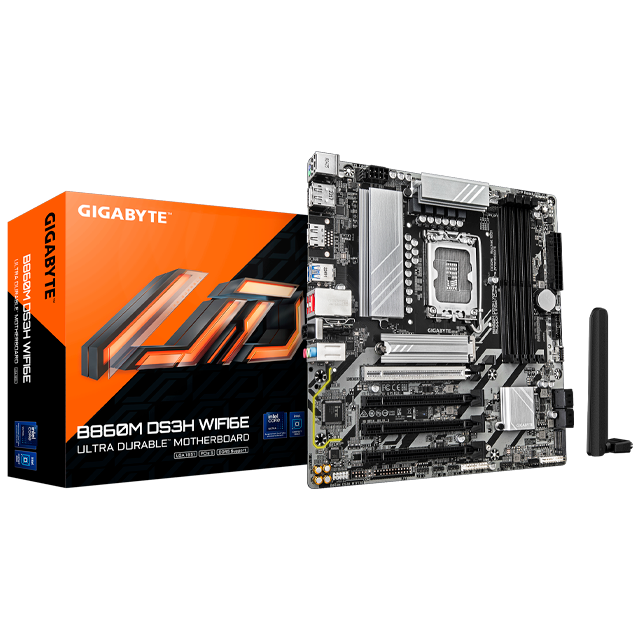 MOTHER GIGABYTE B860M DS3H WIFI6E DDR5 LGA1851