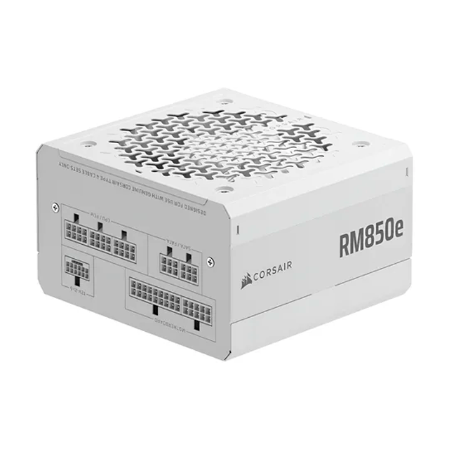 FUENTE CORSAIR RM850E 850W CYBENETICS GOLD FULL MODULAR ATX 3.1 PCIE 5.1 WHITE