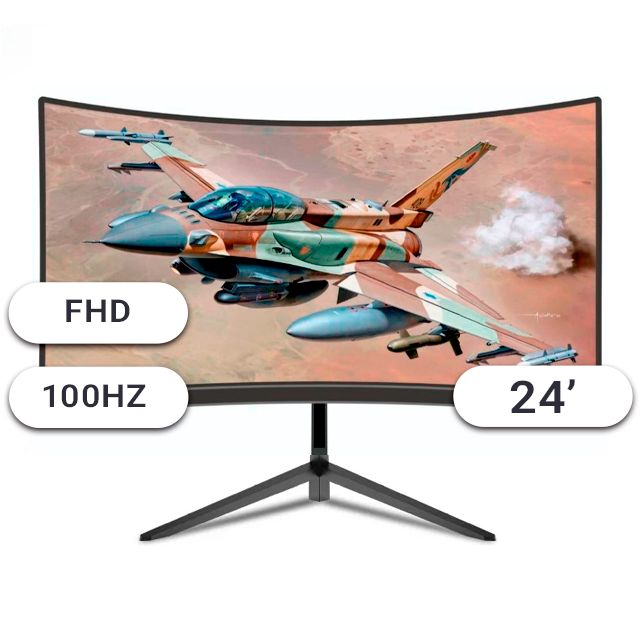 MONITOR GAMER SOLARMAX SX24C7 24 100HZ CURVO