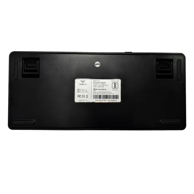 Teclado Aula F75 Wireless Black Degrade Mecánico 75% Rainbow RGB Switch Reaper Español — foto 3